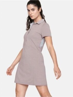 Outdoor Voices Players Polo Athletic Tennis Dress Bloom Short Sleeve Women’s XS